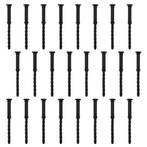 PC Case Fan Screws PC Cooling Fan Mounting Screw CPU Fan Installation Pin Rivets Rubber Fan Mounts Anti Vibration Screws 65mm/2.56in 24PCS