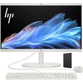 HP 22 Zenith All-in-One Desktop PC, 32GB RAM, 1TB Storage | Peak Power for Multitasking and Professional Use, FHD Display, 512GB SSD and 512GB External, Intel Celeron Processor, Type-C, Windows 11
