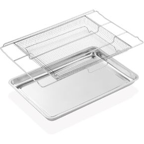 Frigpereaft Air Fryer Treshing Placeming for Frigidaire Ready Cook 30 '' Range Oven Parts 304 Stainless Steel 25 '× 16.25' Air Fryer Rack Frigidaire