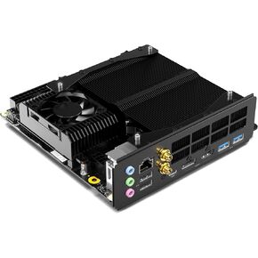 MINISFORUM BD795i SE Mini PC Motherboard AMD Ryzen 9 7945HX(16C/32T, up to 5.4GHz) Barebone Gaming PC, HDMI|DP|USB-C Output, 2X DDR5 SODIMM Slot, 2X PCIe4.0 SSD Slot, 2.5G RJ45, Radeon 610M Graphics