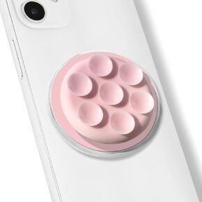 Magnetic Silicone Suction Cup Phone Mount with Hands-Free Stand - Perfect for Selfies, Videos, Durable, Secure Grip, One-Touch Holding, Lightweight, Sleek Design (Black)
