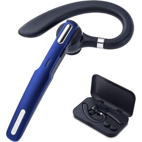 Candeo Bluetooth Headset v4.2 ، سماعات الأذن اللاسلكية لسماعات الأذن مع ميكروفون لإلغاء الضوضاء للقيادة/العمل/المنزل/المنزل ، متوافقة مع هواتف iPhone و Android الخلوية