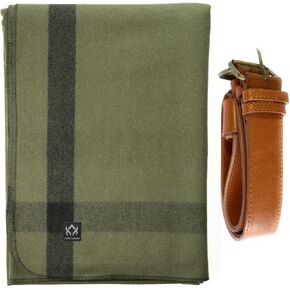 Arcturus Cour Cedars Wool Blanket وحمل حزمة الأشرطة