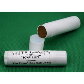 JTK Outdoors JUST SCRATCHIN Custom Ole Timer Box Call Chalk - Turkey Call Chalk