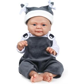 IVITA 19 inch Full Body Silicone Real Baby Dolls - Girl