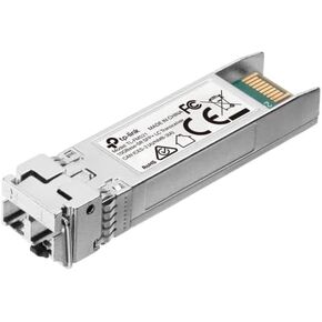 TP-Link TL-FM521 | 10G-SR SFP+ LC Transceiver ، وحدة SFP متعددة الأوضاع | التوصيل والتشغيل | LC/UPC واجهة | الساخنة قابلة للتجميع | تصل إلى 300 م/33 متر المسافة | دعم SFP+MSA و DDM