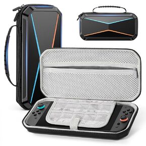 Lmcpa Carrying Case for Nintendo Switch 2 (2025), Hard Shell Travel Case with Storage Pockets for Accessories & Games, Protective Portable Pouch for 2025 Switch 2nd gen [7.9 inch], Black