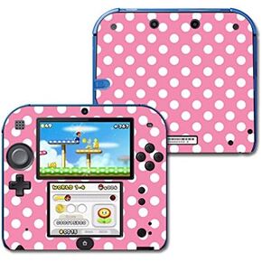 MightySkins Skin Compatible with Nintendo 2DS - Mini Dots | Protective, Durable, and Unique Vinyl Decal wrap Cover | Easy to Apply, Remove, and Change Styles | Made in The USA