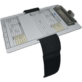 Crystal Pilot Kneeboard with Note Planner and Metar Cheat Sheet with Sectional Scale