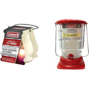 Coleman Color Changing LED Citronella Outdoor Scented Candle