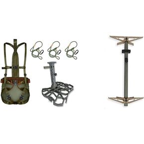 Sandlot Complete Tree Saddle Hunting System, XOP X2 4-Pack Hunting Climbing Steps