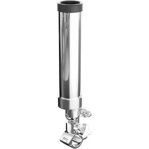 Boat Fishing Rod Holder, 360 Degree Marine Grade Stainless Steel 316 Adjustable Swivel Fishing Pole Holders, Deck Mount and Rail Mount Fishing Rod Bracket