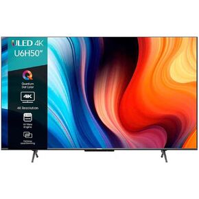 Hisense 50-Inch Class U6H Series Quantum ULED 4K UHD Smart Google TV Compatible with Alexa 50U6H (Renewed)