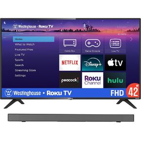 Westinghouse Full HD 42 Inch TV and 3.1.2 All-in-One Soundbar
