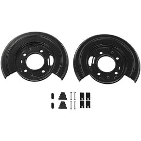 New Disc Brake Dust Shields Backing Plates Compatible with Chevy C10 /C1500 Trucks and Suburbans 1971-1987/ Fit GMC C15 / C1500 Trucks and Suburbans 1971-1987