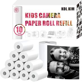 إعادة ملء الكاميرا لفة الكاميرا إعادة الملء متوافق مع Dylanto Kids Camera Camera الفوري طباعة الكاميرا الحرارية الكاميرا الفورية طباعة فيلم ل esoxoffor