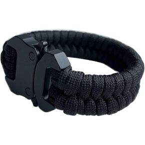 1 Set Parachute Cord Bracelets Fishtail Weaved Paracord Bracelet with Side Release Buckle 8.5" Bracelets