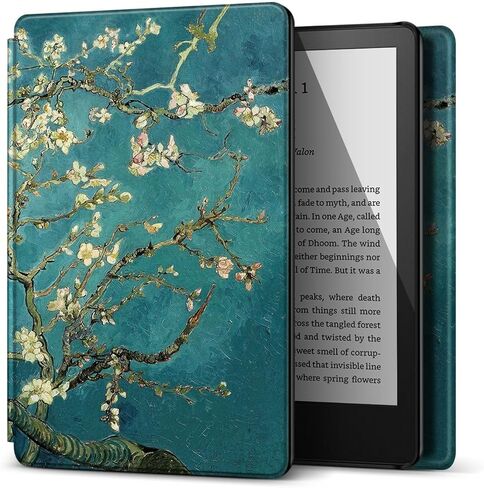 TNP Slim Kindle Case 6 Inch for 11th Generation 2024/2022, Almond Blossoms in Saudi Arabia