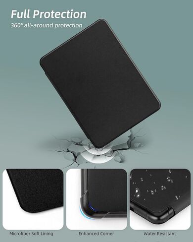 WALNEW Magnetic Case for 7" Kindle Paperwhite 12th Gen 2024 and Kindle Colorsoft Signature Edition, Compatible with iPhone MagSafe, for PopSockets Grip/Anker Wireless Charging Pads/Magnetic Stand in Saudi Arabia