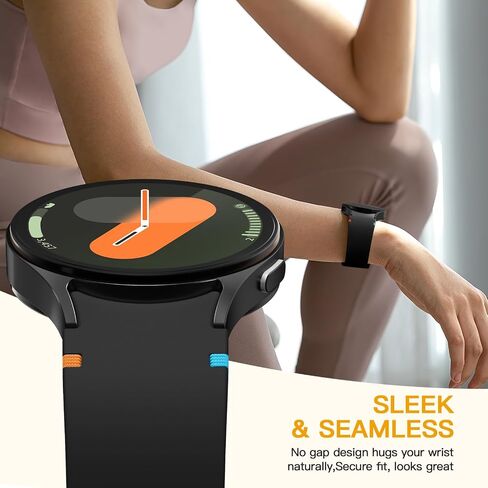 لا توجد فرق فجوة متوافقة مع Samsung Galaxy Watch 7 6 5 4 Band 44mm 40mm/ for Galaxy Watch 5 Pro Band 45mm/ Watch 6 4 Classic 47mm 43mm 46mm 42mm ، silicone sport strap women men men in Kuwait