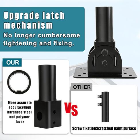 Starlink Gen 3 Long Wall Mount, Adjustable Starlink Mounting Kit with Gen 3 Mount Adapter, Compatible with V3 Dish, StarLink Pole Mount, Starlink Roof Mount for Starlink Internet Kit Satellite in Kuwait