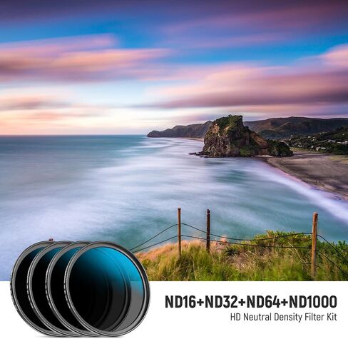 Neewer 52mm ND Lens Filter Set, ND16/ND32/ND64/ND1000, Lens Cleaning Pen, Filter Pouch, HD Filter Accessories Kit Compatible with Canon Nikon Sony Camera Lens in Saudi Arabia