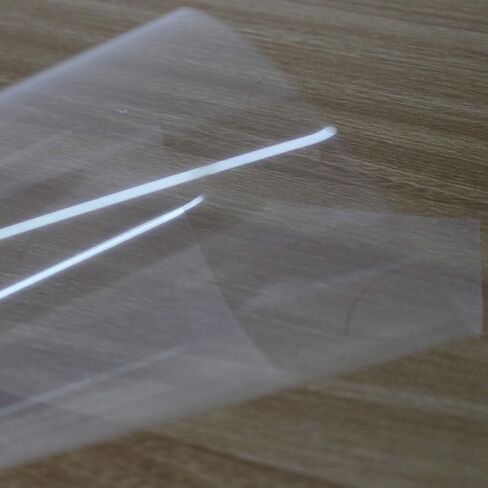 100 Sheets 8.5 x 11 Inch Clear Transparent Sheets 100% Transparency Film for Inkjet Printers Silk Screen Printing Overhead Projector Film in Saudi Arabia