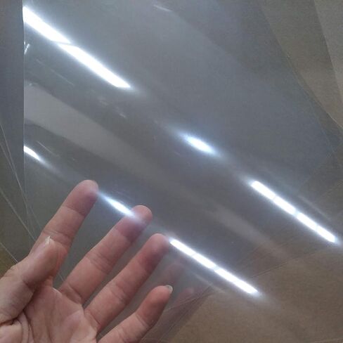 100 Sheets 8.5 x 11 Inch Clear Transparent Sheets 100% Transparency Film for Inkjet Printers Silk Screen Printing Overhead Projector Film in Saudi Arabia
