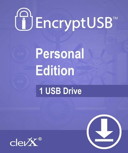 EncryptUSB - Small Business (SMB) - Automatic Personal Data Security for Portable Drives - 1 Year, up to 10 Portable USB Flash Drives or External HDD/SSD Devices in Saudi Arabia