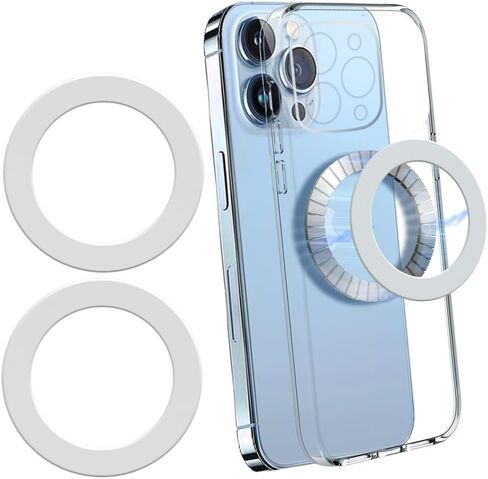 لحزمة Magsafe Magnet Sticker 2 ، Compatibile مع ملحقات Magsafe/شاحن/جبل/محفظة/حالة/Kindle لجهاز iPhone الجديد 16/15/14/13/12/11 ، بكسل 9 ، Samsung Galaxy Z Flip/z Flip/S والمزيد in Kuwait