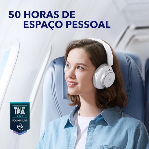 Soundcore by Anker Space Q45 Adaptive Active Noise Cancelling Headphones, Reduce Noise By Up to 98%, 50H Playtime, App Control, LDAC Hi-Res Wireless Audio, Comfortable Fit, Clear Calls, Bluetooth 5.3 in Kuwait