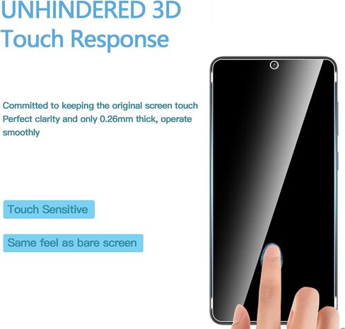 2 حزمة لجهاز Galaxy S25 Ultra Screen Protector + [2 Pack] Samsung Galaxy S25 Ultra Camera Lens Protector. in Kuwait