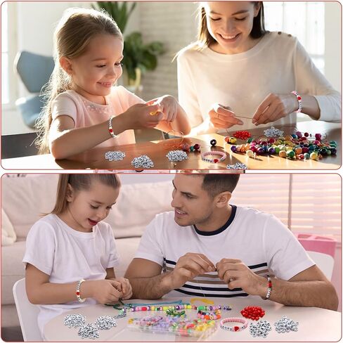 Ferreve 35 Sets Religious Bead Wristband Craft Kit Jesus Love Me Faith DIY Bead Craft Kit Love Charms Letter Beads for VBS Week Sunday School Christian Bible Verse Gifts Making in Kuwait