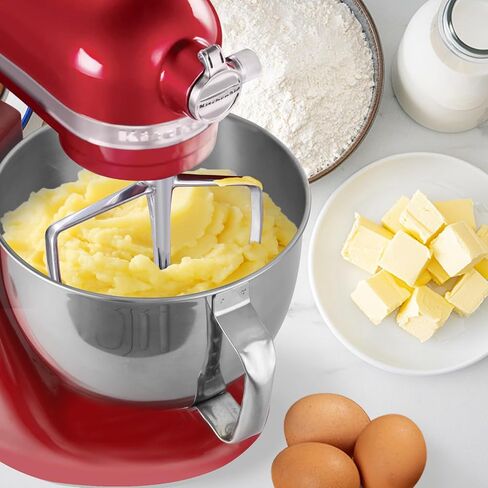 خلاطات الحامل المسطح لـ KitchenAid 7QT Bowl-Lift ، وملحقات مجداف الفولاذ المقاوم للصدأ لمساعدة المطبخ ، غسالة الصحون آمنة in Saudi Arabia