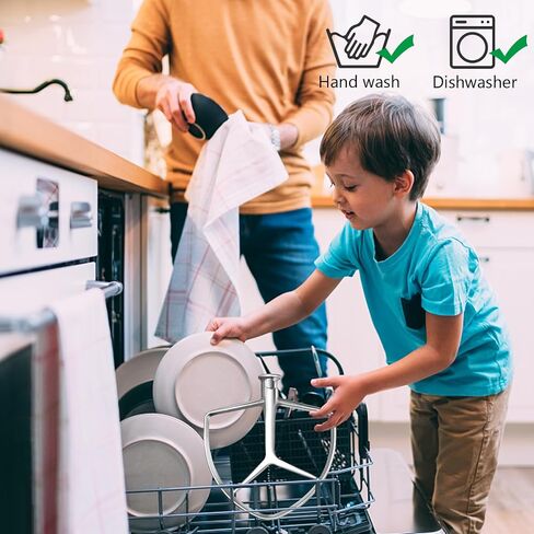 خلاطات الحامل المسطح لـ KitchenAid 7QT Bowl-Lift ، وملحقات مجداف الفولاذ المقاوم للصدأ لمساعدة المطبخ ، غسالة الصحون آمنة in Saudi Arabia
