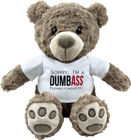 I’m Sorry Teddy Bear 10" Sitting | I Love You Im Sorry Plushie | Im Sorry Gifts for Her Stuffed Animal in Saudi Arabia