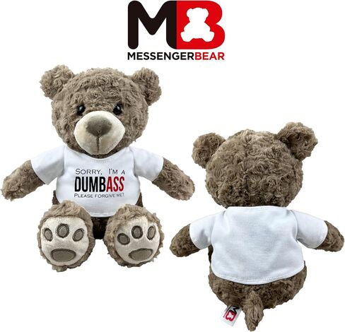 I’m Sorry Teddy Bear 10" Sitting | I Love You Im Sorry Plushie | Im Sorry Gifts for Her Stuffed Animal in Saudi Arabia