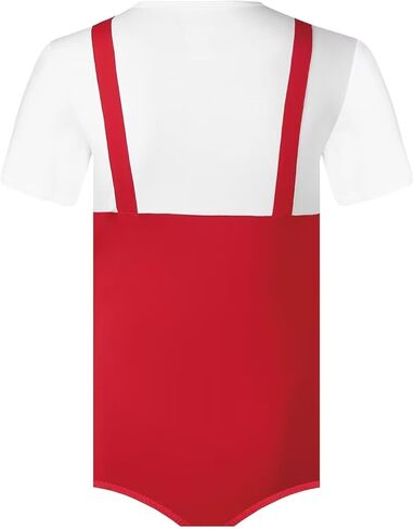 Mens Bodysuit Cotton Onesie Pajamas Leotard Crotch Snap Shirt Romper for Men in Kuwait