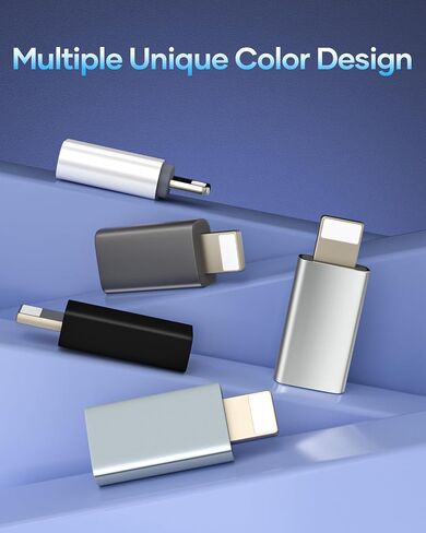 USB C إلى محول Lightning ، اكتب C إلى محول Lightning لـ iPhone 14/13/11/11/ipad/airpods ، ودعم مزامنة الشحن/البيانات ، وليس لسماعات الرأس/الصوت/OTG in Kuwait