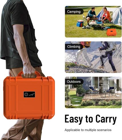 Starlink Mini Outdoor Carrying Case,Carries the Starlink Mini Main Drive and All Accessories,Easy to Carry for Outdoor Activities and Traveling,with a Waterproof and Impact Resistant Case(Orange) in Saudi Arabia