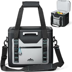 Lekesky Cooler Bag 20 Can, Leakproof Insulated Soft Cooler Backpack, Insulated Bag Portable Ice Chest Box for Beach, Beverage, Travel, Camping, Picnic, Trips, Floating Cooler with Zipper