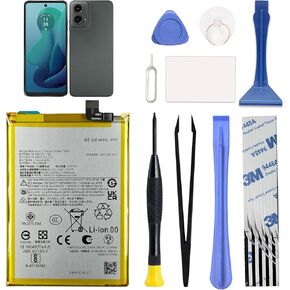 GREEN FUSION New QF50 Li-ion Upgraded Battery Compatible with Motorola G34 5G XT2363 / G 5G 2024 XT2417 / G04 2024 XT2421, Includes Repair Tools