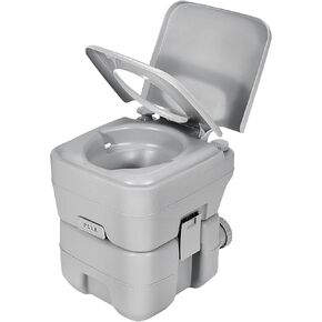 YITAMOTOR Portable Toilet, Camping Toilet, Travel RV Toilet, composting toilet with 20L Detachable Waste Tank, Camper Toilet with Double Water Spouts, Portable Toilet for Camping, Hiking