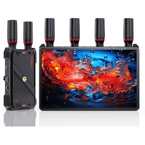 جهاز إرسال ومستقبل HDMI اللاسلكي ، نظام نقل الفيديو اللاسلكي VCOLINK W/7 "HD شاشة ، محمول 2.4G/5G 1080P HDMI Extender لدفق صوت الفيديو من مربع التلفزيون/الكمبيوتر/الكمبيوتر المحمول 1312 قدم