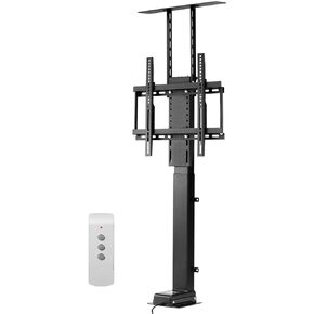 VEVOR Motorized TV Lift Stand, 132 lbs max Load Adjustable TV Lift Stand Mount Bracket, Vertical Electric TV Bracket with Remote Control, for 32-55 in (Not in Cabinet) / 32-50 in (in Cabinet) TVs
