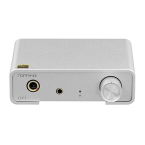 Topping DX1 Decoder AK4493S XU208 DAC&Headphone Amplifier Support up to DSD256 PCM384 Mini DAC(Silver)