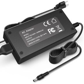 48V Power Supply for Fosi Audio Amplifiers V3 Za3 BT20A Pro TB10D AC Adapter for Home Audio Stereo Receiver Amplifier Mini Hi-Fi Class D Integrated Amp Power Cord