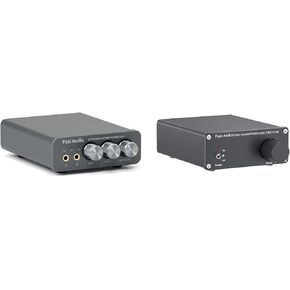 Fosi Audio V1.0B 2 Channel Amplifier Stereo Audio Amp and K5 Pro Gaming DAC Headphone Amplifier