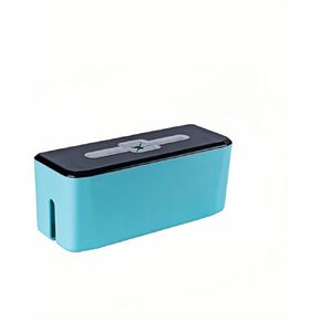 Power Extension Cord Storage Box, Floor Socket Concealment Device Compatible Storage Box for Desk Cables, Office Cable Storage Box, Baby Protection Cable setcable Box