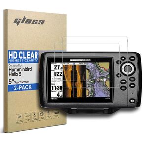 Premium Tempered Glass Screen Protector designed for Humminbird Helix 9 Fish Finder G3/G4 9 Inch Touchscreen Accessories 9" 9H Anti Scratch (HD Clear)